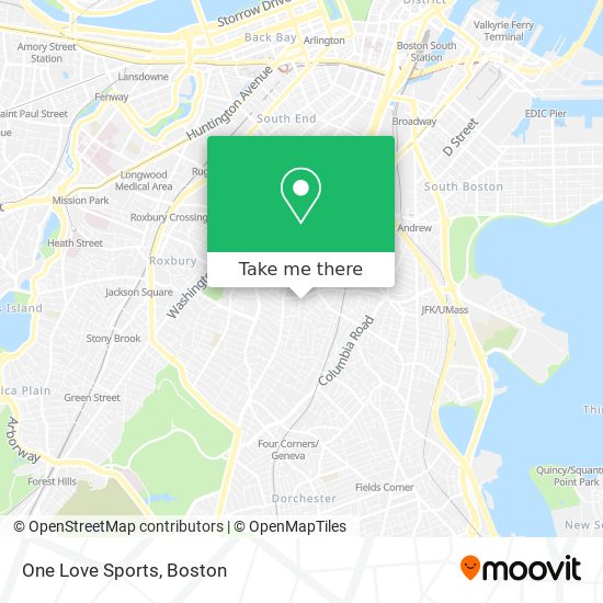 One Love Sports map