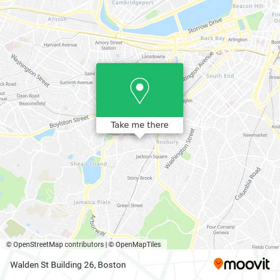 Mapa de Walden St Building 26