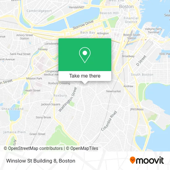 Winslow St Building 8 map