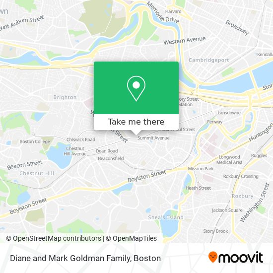 Diane and Mark Goldman Family map