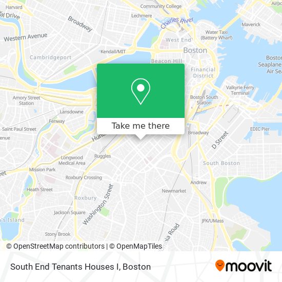 Mapa de South End Tenants Houses I