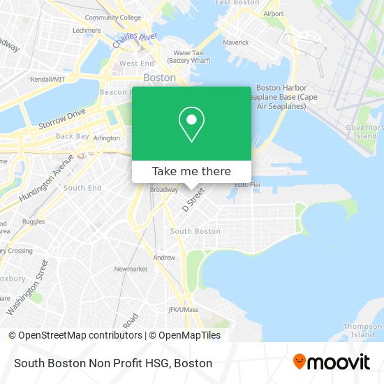 Mapa de South Boston Non Profit HSG