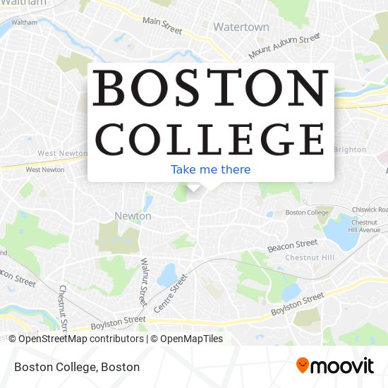 Mapa de Boston College