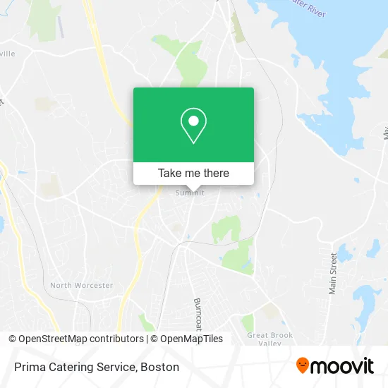 Prima Catering Service map