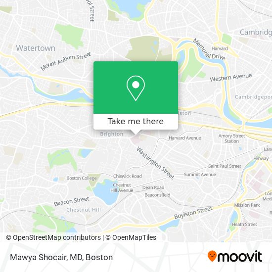 Mapa de Mawya Shocair, MD