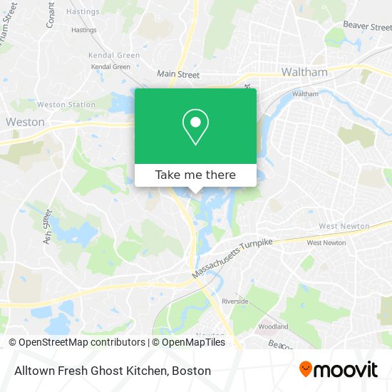 Alltown Fresh Ghost Kitchen map