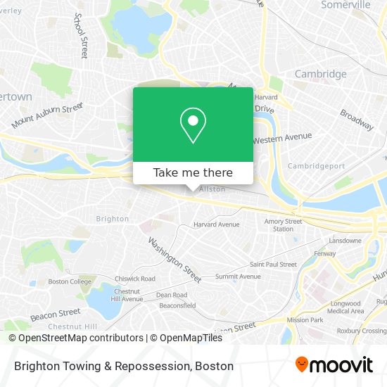 Mapa de Brighton Towing & Repossession
