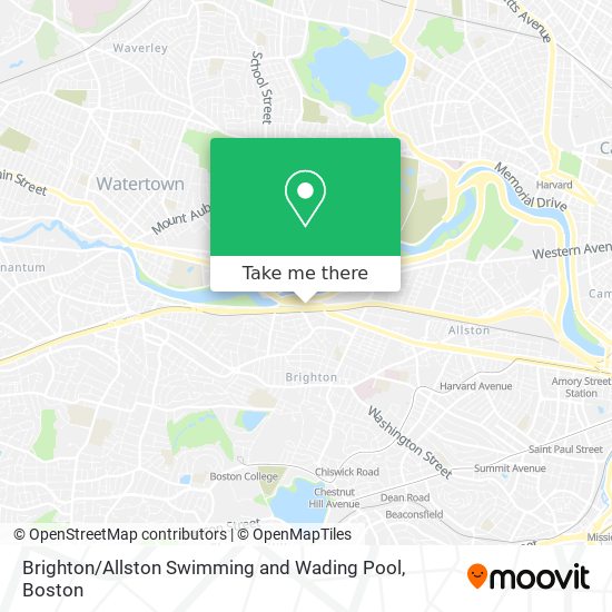 Brighton / Allston Swimming and Wading Pool map