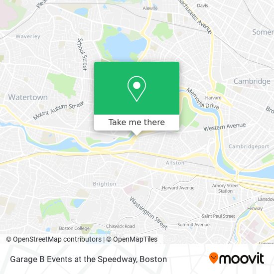 Mapa de Garage B Events at the Speedway