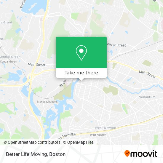 Mapa de Better Life Moving