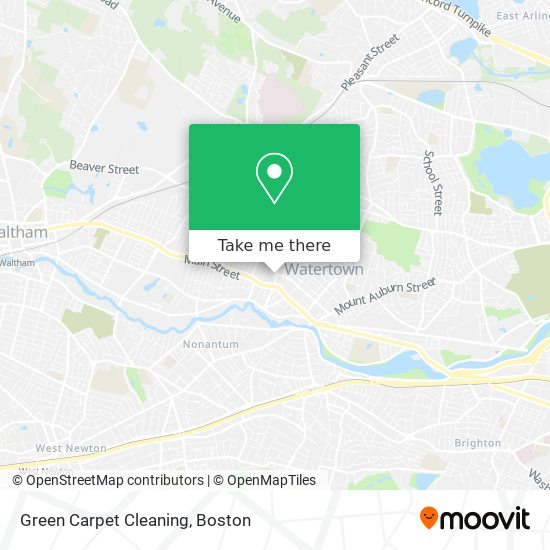 Green Carpet Cleaning map