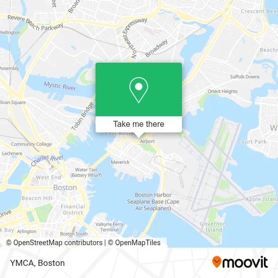 YMCA map