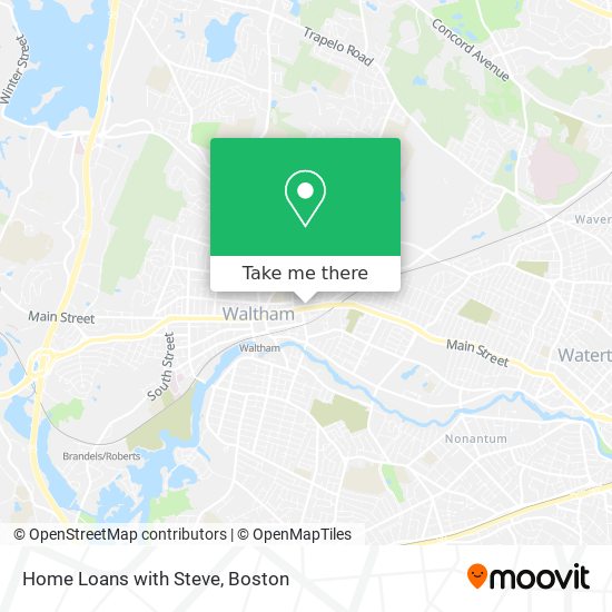 Home Loans with Steve map