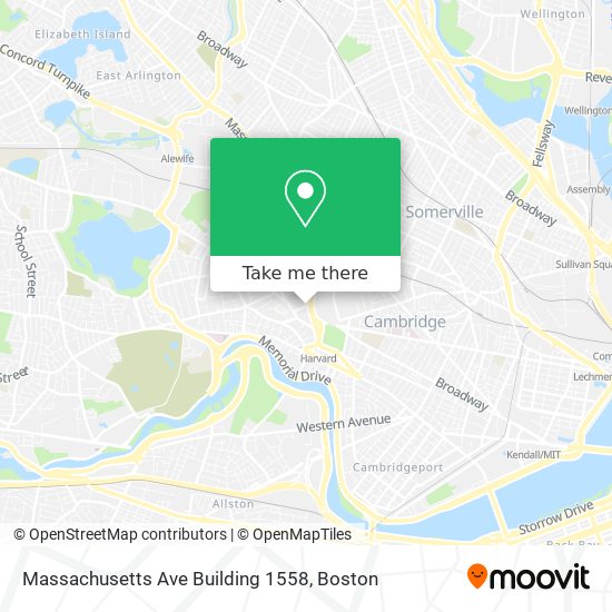 Massachusetts Ave Building 1558 map