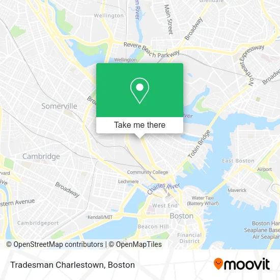 Mapa de Tradesman Charlestown