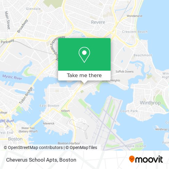 Cheverus School Apts map