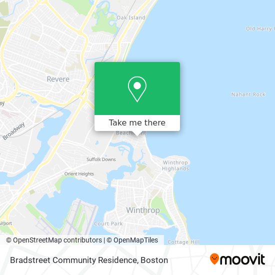 Bradstreet Community Residence map