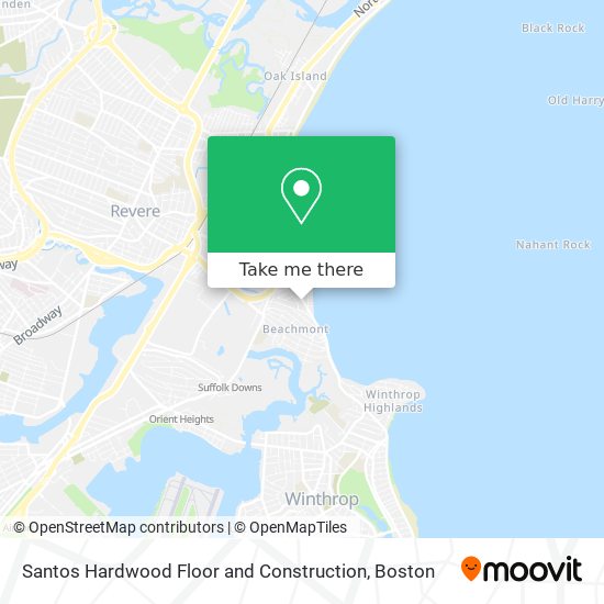 Santos Hardwood Floor and Construction map