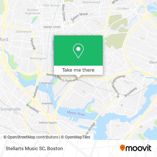 Stellarts Music SC map