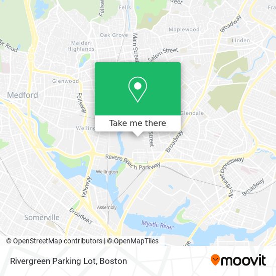Rivergreen Parking Lot map