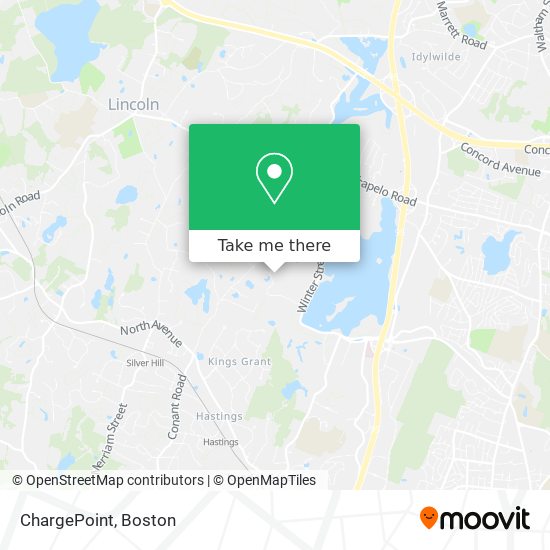 ChargePoint map