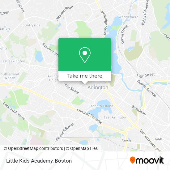 Little Kids Academy map