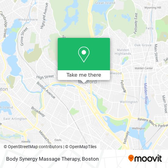 Body Synergy Massage Therapy map