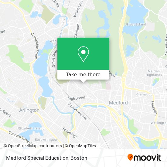 Mapa de Medford Special Education