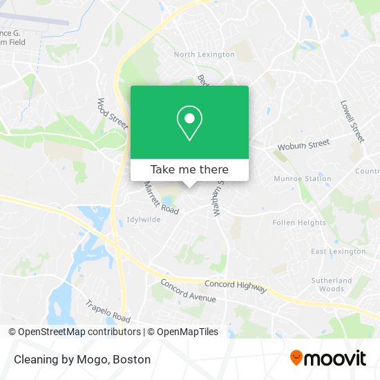 Cleaning by Mogo map