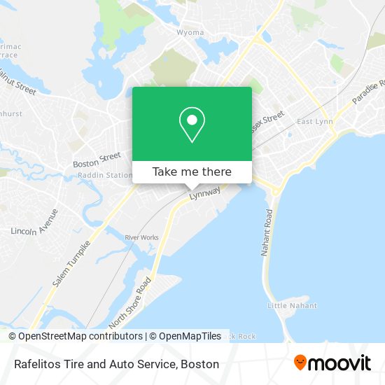 Rafelitos Tire and Auto Service map