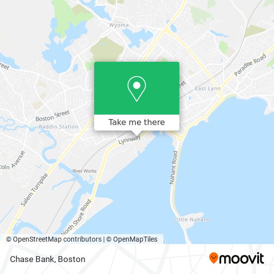 Chase Bank map