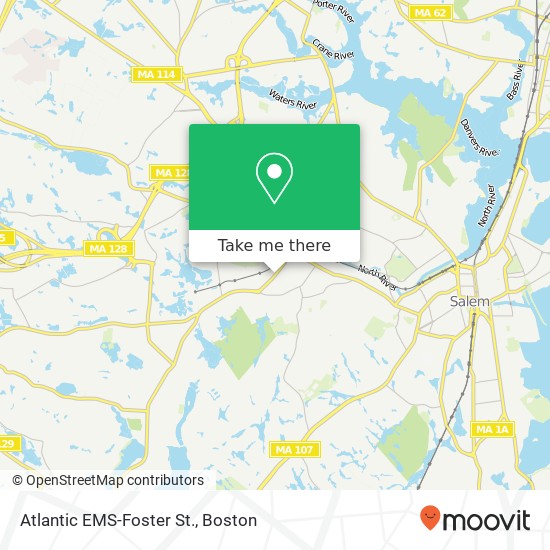 Mapa de Atlantic EMS-Foster St.