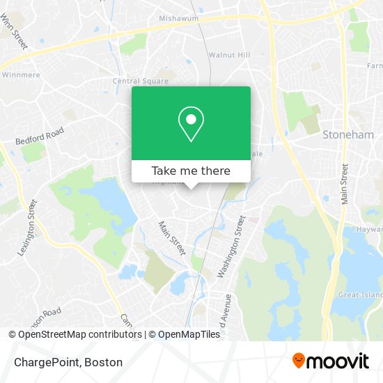 ChargePoint map