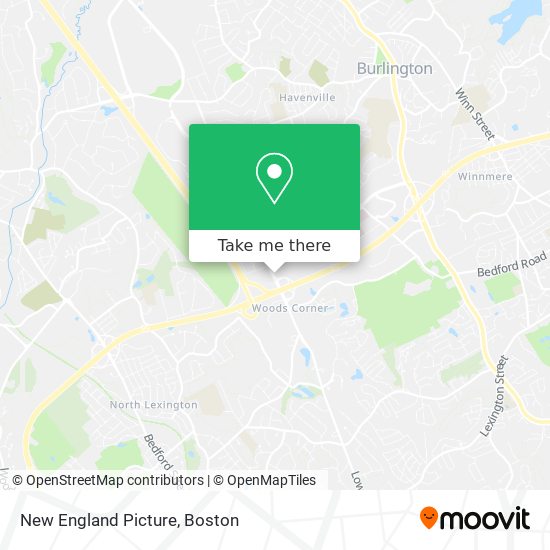Mapa de New England Picture