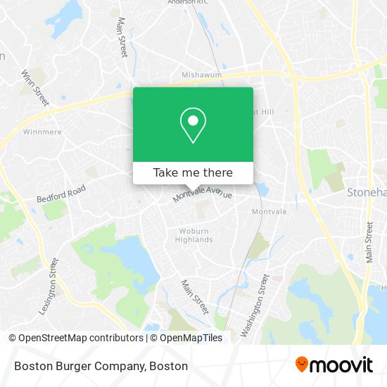 Mapa de Boston Burger Company
