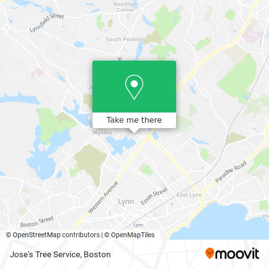 Jose's Tree Service map