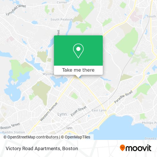 Victory Road Apartments map