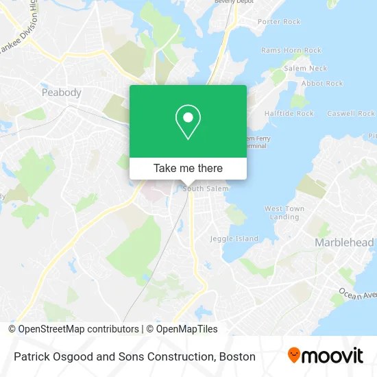 Patrick Osgood and Sons Construction map