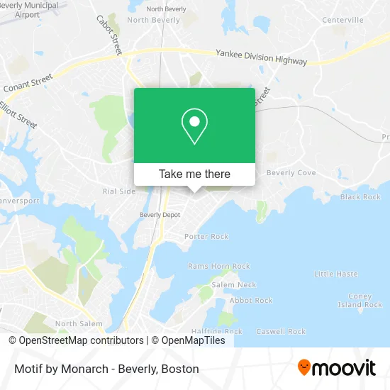 Motif by Monarch - Beverly map