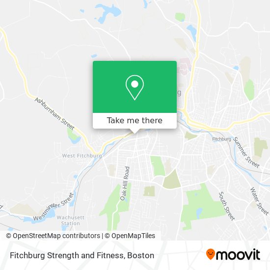 Fitchburg Strength and Fitness map