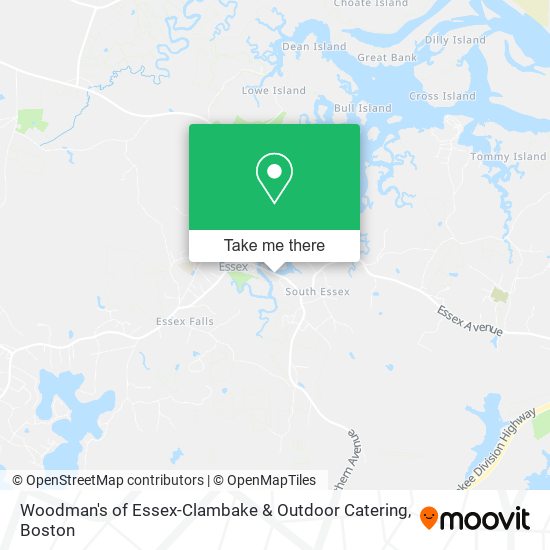 Woodman's of Essex-Clambake & Outdoor Catering map