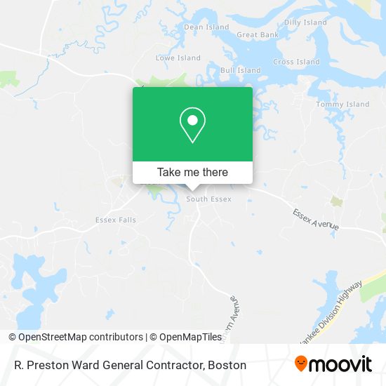R. Preston Ward General Contractor map