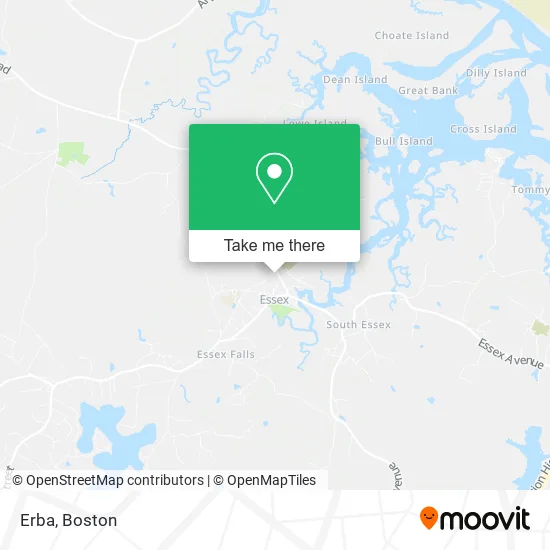 Erba map
