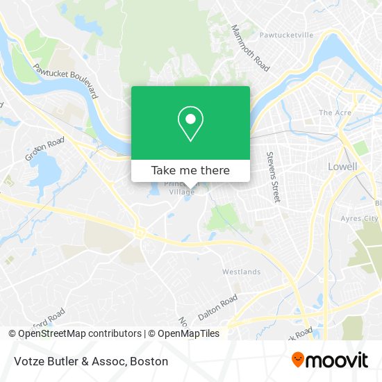Mapa de Votze Butler & Assoc