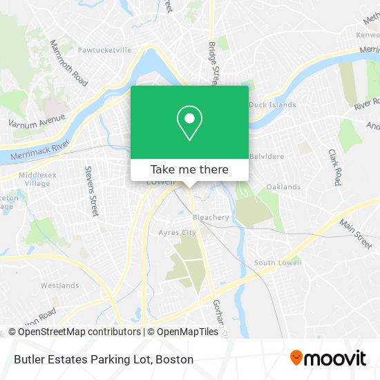 Mapa de Butler Estates Parking Lot