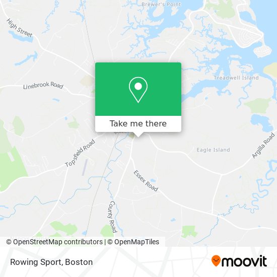 Mapa de Rowing Sport