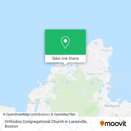 Orthodox Congregational Church in Lanesville map