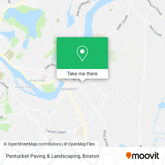 Mapa de Pentucket Paving & Landscaping