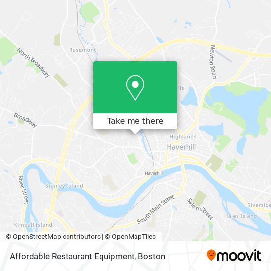 Affordable Restaurant Equipment map