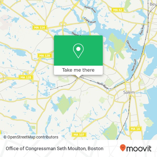 Mapa de Office of Congressman Seth Moulton